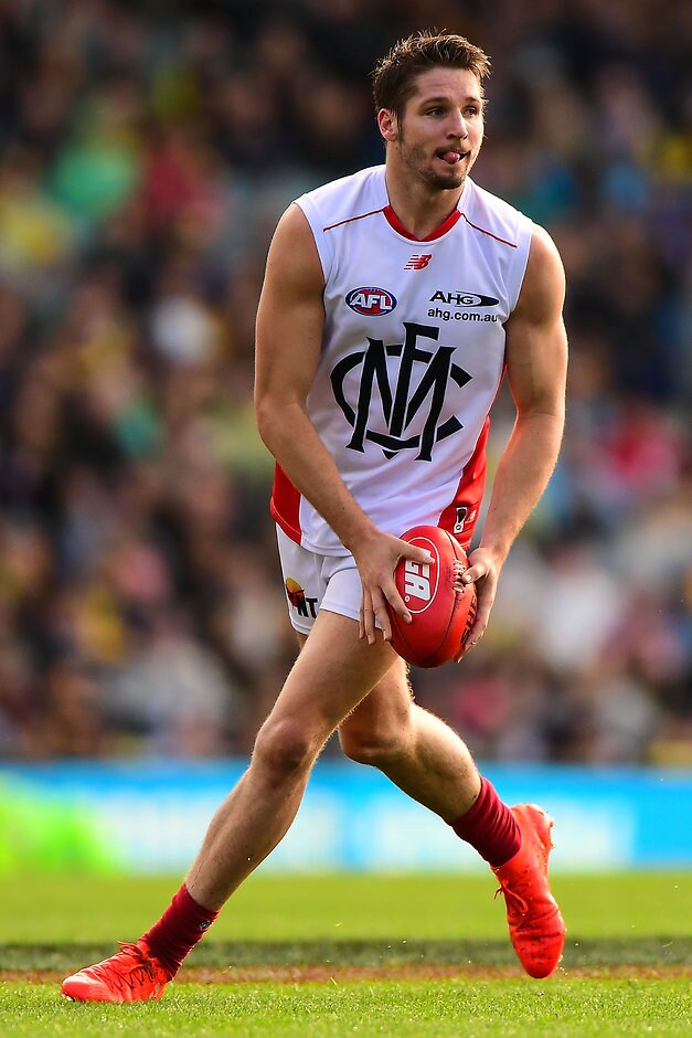AFL 2016 Rd 18 - West Coast v Melbourne Jesse Hogan is being pursued by both WA clubs ahead of the final year of his contract with Melbourne - ${keywords}